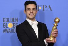 Rami Malek, Golden Globes 2019, Bohemian Rhapsody
