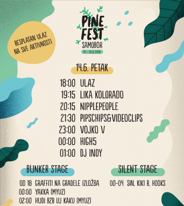 Pine Fest, Samobor, petak