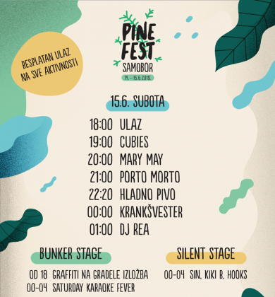 Pine Fest, Samobor, subota